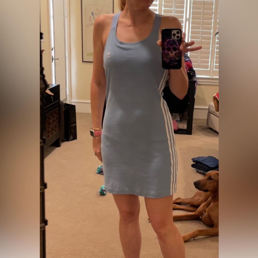 Lt Blue Adidas Tennis Dress -medium